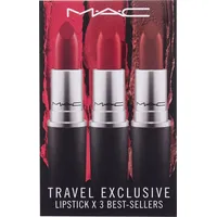 Mac Travel Exclusive Set Mini, Cream Lipstick, Lady Bug, 3 g  Powder Kiss , Fresh Morocan, Cockney, For Women Art661872