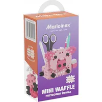 Marioinex Klocki konstrukcyjne Mini Waffle - Przybornik świnka 70 elementów Gxp-885168
