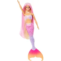 Mattel Lalka Barbie Malibu Syrenka Zmiana koloru Hrp97