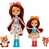 Mattel Lalki Enchantimals Felicity i Feana Fox siostry Gxp-811920
