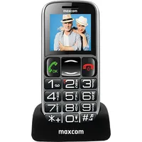 Maxcom Telefon komórkowy Mm462Bb Czarno-Srebrny Maxcommm462Bb