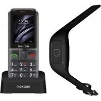 Maxcom Telefon komórkowy Mm735 Comfort  opaska Sos Czarny Maxcommm735Bb