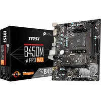 Msi B450M-A Pro Max motherboard Amd B450 Socket Am4 micro Atx 7C52-001R