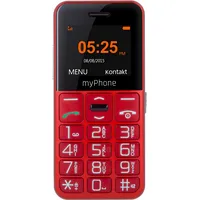 Myphone Telefon komórkowy myPhone Halo Easy Czerwono-Srebrny 5902052866625