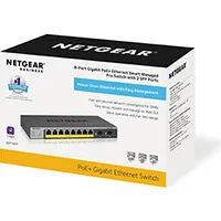 Netgear Gs110Tp Managed L2/L3/L4 Gigabit Ethernet 10/100/1000 Power over Poe Grey Gs110Tp-300Eus