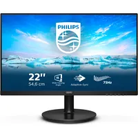 Philips V Line 222V8La/00 computer monitor 54.6 cm 21.5 1920 x 1080 pixels Full Hd Lcd Black