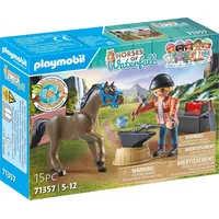 Playmobil Zestaw z figurkami Horses 71357 Kowal Ben i Achilles Gxp-889997