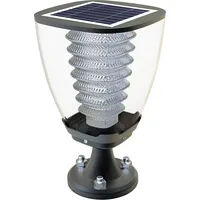 Powerneed Solarna lampa ogrodowa Pearl z czujnikiem zmierzchu, panel o mocy 1.6W, ciepłe białe światło Led Esl-15H
