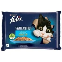 Purina Nestle Felix Fantastic Salmon in Jelly  Plaice 4X85 g Art620354