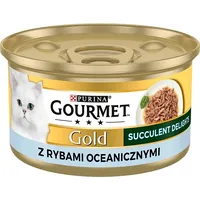 Purina Nestle Gourmet Gold Succulent Delights Ocean fish - wet cat food 85G Art566159