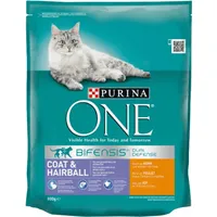 Purina Nestle One Coat  Hairball Rich In Chicken cats dry food 800 g Adult Art631622