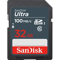 Sandisk Ultra 32Gb Sdhc Mem Card 100Mb/S memory card Uhs-I Class 10 Sdsdunr-032G-Gn3In