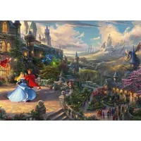 Schmidt Spiele Pq Puzzle 1000 el. Thomas Kinkade Śpiąca Królewna w tańcu Disney Art715849