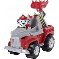 Spin Master Paw Patrol Dino Rescue Deluxe Vehicle Marshall, Toy Red/Grey, Includes Marshall Figure and Surprise Dinosaur 6059518