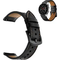 Strado Pasek Skórzany Galaxy Watch 46 mm - Black Art587009