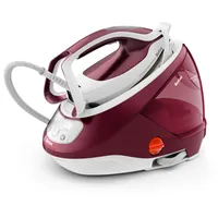 Tefal Gv9220 steam ironing station 2600 W Durilium Airglide Autoclean soleplate Burgundy, White
