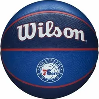 Wilson Piłka do Koszykówki Nba Tribute Philadelphia Jeden rozmiar Niebieski Wtb1300Xbphi