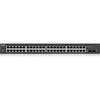 Zyxel Gs1900-48Hpv2 Managed L2 Gigabit Ethernet 10/100/1000 Power over Poe Black Gs190048Hpv2-Eu0101F