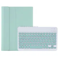 A08 Candy Color Ultra Thin Bluetooth Keyboard Leather Case For Samsung Galaxy Tab A8 10.5 2021 Sm-X200 / Sm-X205Light Green