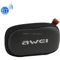 awei Y900 Mini Portable Wireless Bluetooth Speaker Noise Reduction Mic, Support Tf Card / Aux Black