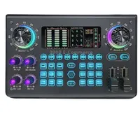 C100 Live Streaming Recording Karaoke Sound Card Mobile Audio Mixer