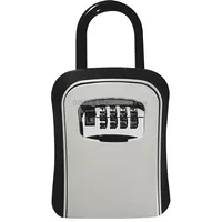 Car Password Lock Storage Box Security Hook Installation-Free Safety BoxGrey