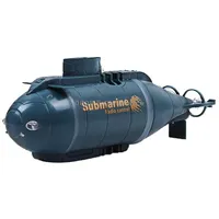 Children 2.4G Electric Six-Way Mini Submarine Model Boy Playing In Water Remote Control Boat Nuclear SubmarineBlue