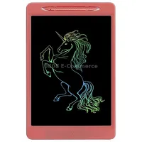 Children Lcd Painting Board Electronic Highlight Written Panel Smart Charging Tablet, Style 11.5 inch Colorful Lines Pink