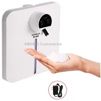 Crucgre Intelligent Automatic Induction Soap Dispenser Wall-Mounted Foam Hand Washer Disinfector Alcohol Sprayer, Cnplug, Stylefoam Power Supply