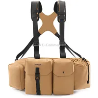 Cwatcun D104 Camera Waist Pack Vest Bag, Size59.5 x 9.5 21CmEarth