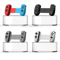 D8 Mobile Phone Stretch Band Light Gamepad Dual Hall Wireless Bluetooth Somatic Vibration Grip for Pc / Android Ios Tablet Ps3 Ps4 Switch, Color BlackReceiver