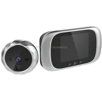 Dd1 Smart Electronic Cat Eye Camera Doorbell with 2.8 inch Lcd Screen, Support Infrared Night VisionSilver