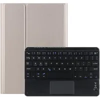 For Lenovo Tab M10 Hd Gen 2 Touchpad Bluetooth Keyboard Leather Tablet CaseGold
