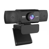 Hxsj S5 1080P Adjustable Hd Video Webcam Pc Camera with MicrophoneBlack