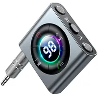 Joyroom Jr-Cb2 2 in 1 Bluetooth 5.3 Car Wireless Fm Transmitter ReceiverDark Grey