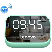 Lenovo Ts13 Wireless Portable Subwoofer Stereo Bluetooth Speaker Smart Alarm ClockGreen