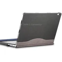 Pu Leather Laptop Protective Sleeve For Microsoft Surface Book 3 13.5 inchesGentleman Gray