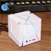 Qone 2 Cube Mini Portable Card Wireless Bluetooth SpeakerWhite