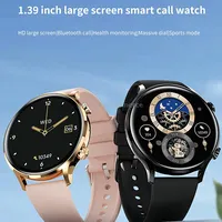 Qs40 1.39 inch Bt5.2 Smart Sport Watch, Support Bluetooth Call / Sleep Blood Oxygen Temperature Heart Rate Pressure Health MonitorGrey