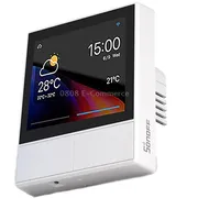 Sonoff Nspanel Wifi Smart Scene Switch Thermostat Temperature All-In-One Control Touch Screen, Eu Plug White