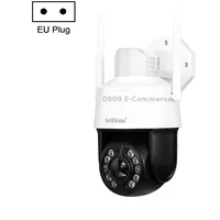 Srihome Sh041 5.0Mp 20X Optical Zoom 2.4G/5G Wifi Ip66Waterproof Ai Auto Tracking H.265 Video Surveillance, Plug Typeeu PlugWhite