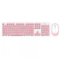 T-Wolf Tf770 Mechanical Feel Wireless Gaming Keyboard And Mouse SetPink