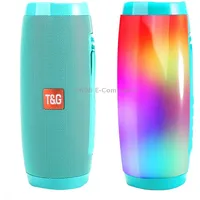 TG Tg157 Bluetooth 4.2 Mini Portable Wireless Speaker with Melody Colorful LightsGreen