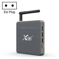 X96 X6 8K Smart Tv Box Android 11.0 Media Player, Rk3566 Quad Core Arm Cortex A55, Ram 8Gb, Rom 64Gb, Plug Typeeu