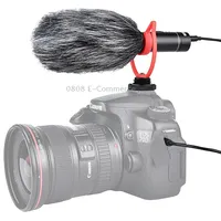 Yelangu Mic015 Professional Interview Condenser Video Shotgun Microphone with 3.5Mm Audio Cable for Dslr  Dv Camcorder Black