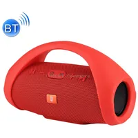 Booms Box Mini E10 Splash-Proof Portable Bluetooth V3.0 Stereo Speaker with Handle, for iPhone, Samsung, Htc, Sony and other Smartphones Red