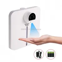 Crucgre Intelligent Automatic Induction Soap Dispenser Wall-Mounted Foam Hand Washer Disinfector Alcohol Sprayer, Cnplug, Stylespray Type Wire  Battery