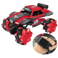 Cx-60 2.4G Remote Control Truck Speed Drift Car Toy Cross-Country Racing  Gesture Induction Romote Red