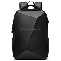 Eva Hard Shell Expandable Laptop Backpack with Usb Port Multifunctional Business Travel BackpackBlack