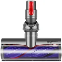 For Dyson V7 / V8 V10 V11 Vacuum Cleaner Soft Velvet Roller Direct Drive Brush Head